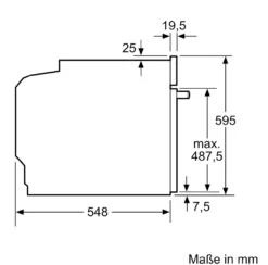 Bosch HBG5780B6 Serie 6 Einbaubackofen 71L Pyrolyse HomeConnect -Bosch Verkäufe 732f73573366fe07ebd2a7025f60ab6e