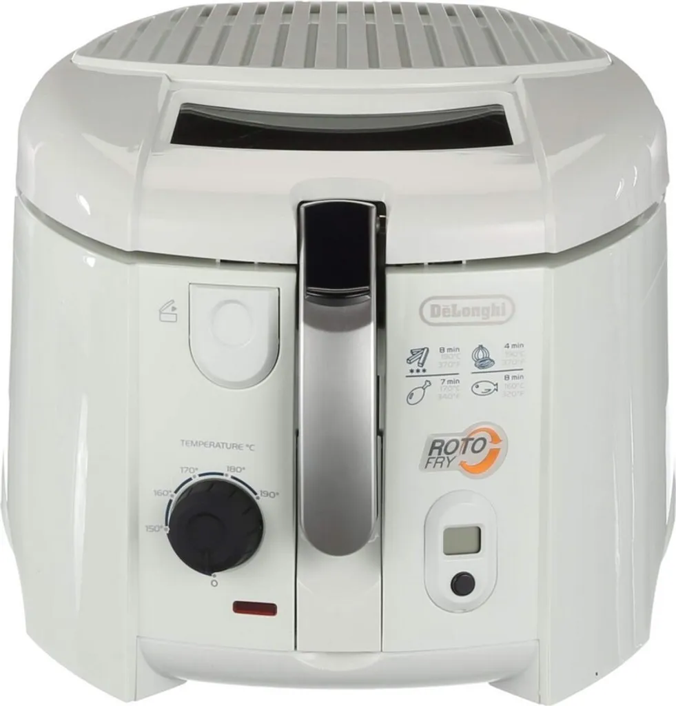 De'Longhi Delonghi F 28533 Roto-Fritteuse Weiss 11 De'Longhi Delonghi F 28533 Roto-Fritteuse Weiss – Bild 9