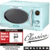 Melissa 16330122 CLASSICO Retro Mint Baby Blue 25 Liter Mikrowelle Mit Grill -Bosch Verkäufe 7447662f17d6a8fc9ea56e781a139b95
