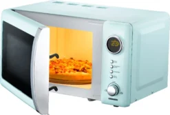 Melissa 16330110 CLASSICO Retro 20 Liter Mikrowelle Pepermint/Babyblue -Bosch Verkäufe 74e8bd444524e4f03afe4d201ee1114d
