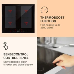 Delicatessa 60 Einbaukochfeld Induktion 4 Zonen 7000W Glaskeramik -Bosch Verkäufe 7533da3494e1e555cdf51bbdb924abec