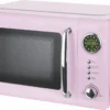 Retro Classico Mikrowelle - Mikrowellenofen - Retro-Design - Metall-Gehäuse - 20 Liter Garraum - 700 Watt Mikrowellenleistung - Timer - 5 Leistungsstufen, Pink Rosa -Bosch Verkäufe 753955784723fcce76ecf2d6cb4b3be5