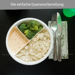 Wüllner & Kaiser Mikrowellenteller Mit Deckel, Mikrowellengeschirr, Menüteller Mit Aufteilung, 3 Praktische Fächer, 750 Ml Volumen -Bosch Verkäufe 75605310658c6d06136a19d52bf71310