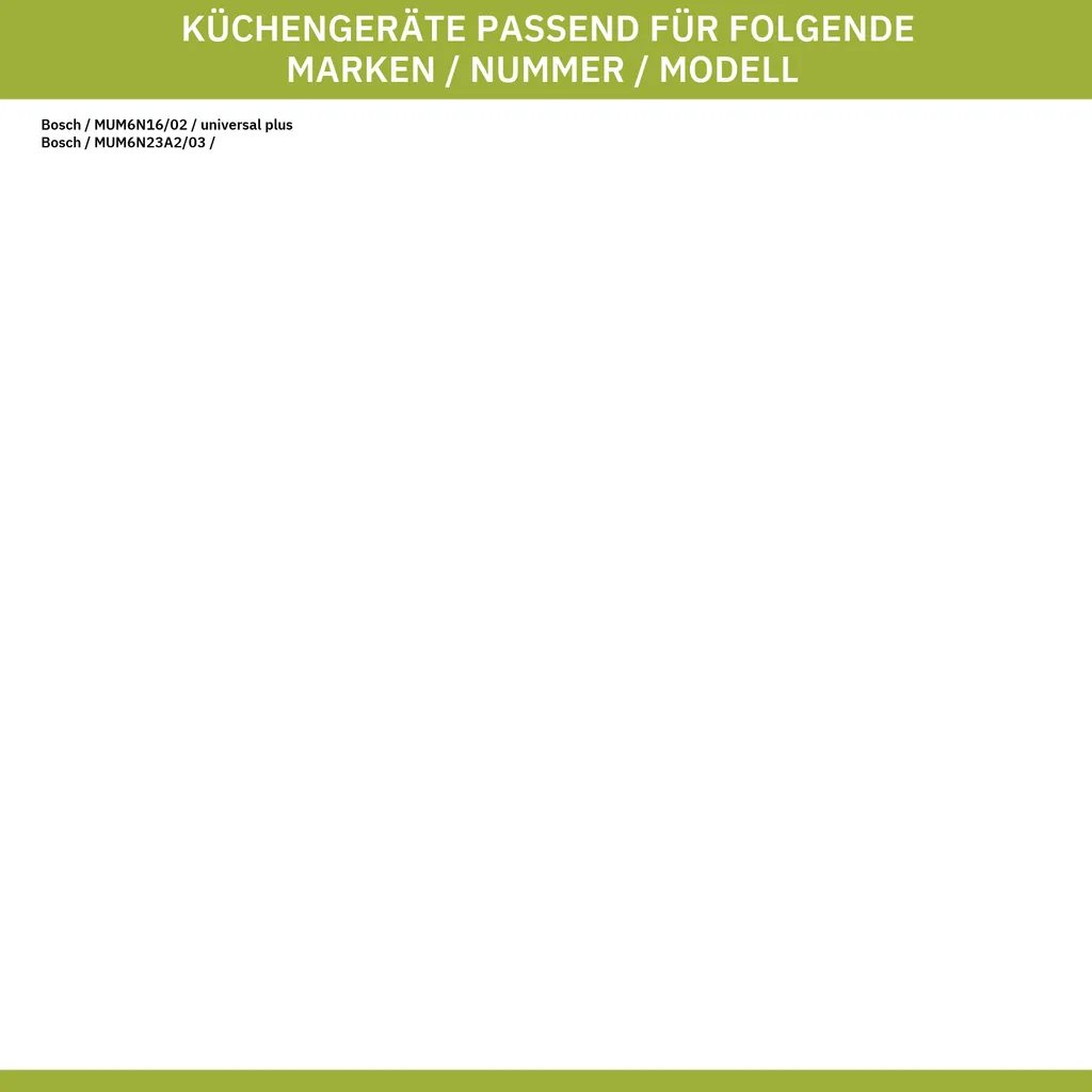 Bosch 00621180 (=00056318) Knethaken Für MUM6... Küchenmaschine 5 Bosch 00621180 (=00056318) Knethaken Für MUM6... Küchenmaschine – Bild 3