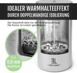 Bjørn Liebdhal French Press Edelstahl Kaffeemaschine Auch Für Camping : 0.6 Liter -Bosch Verkäufe 778d03e1698cf02462e28806679b215a