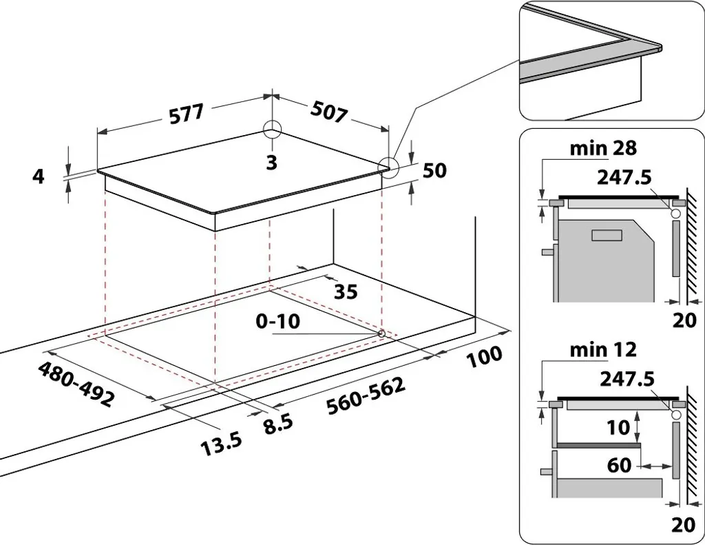 Whirlpool Bauknecht BQ 2760S FT Elektro-Kochfelder - Schwarz 8 Whirlpool Bauknecht BQ 2760S FT Elektro-Kochfelder - Schwarz – Bild 6