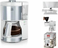 Melitta Filterkaffeemaschine Look V Perfection 1025-05 Weiß -Bosch Verkäufe 796be61350c600de1259658006333eab
