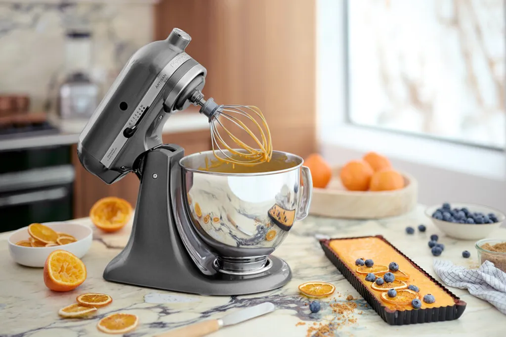 KitchenAid 4,8 L 5KSM175 Artisan Küchenmaschine Set 4 Gemüseschneider+Fleischwolf+Spritzgebäckvors, Farbe:Liebesapfelrot 9 KitchenAid 4,8 L 5KSM175 Artisan Küchenmaschine Set 4 Gemüseschneider+Fleischwolf+Spritzgebäckvors, Farbe:Liebesapfelrot – Bild 7