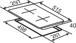 PKM Doppelkochfeld EB-GK-2R Autark 2 Aus Glaskeramik, 230 V -Bosch Verkäufe 79e00bd45b6b20685d29137c623d5b5f