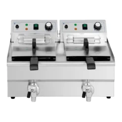 Friteuse Edelstahl Doppel Fritteuse Fritöse Elektro 2 X 11 L Gastronomie 6000 W -Bosch Verkäufe 7b3b758073c1817b5187df7376b9eee1