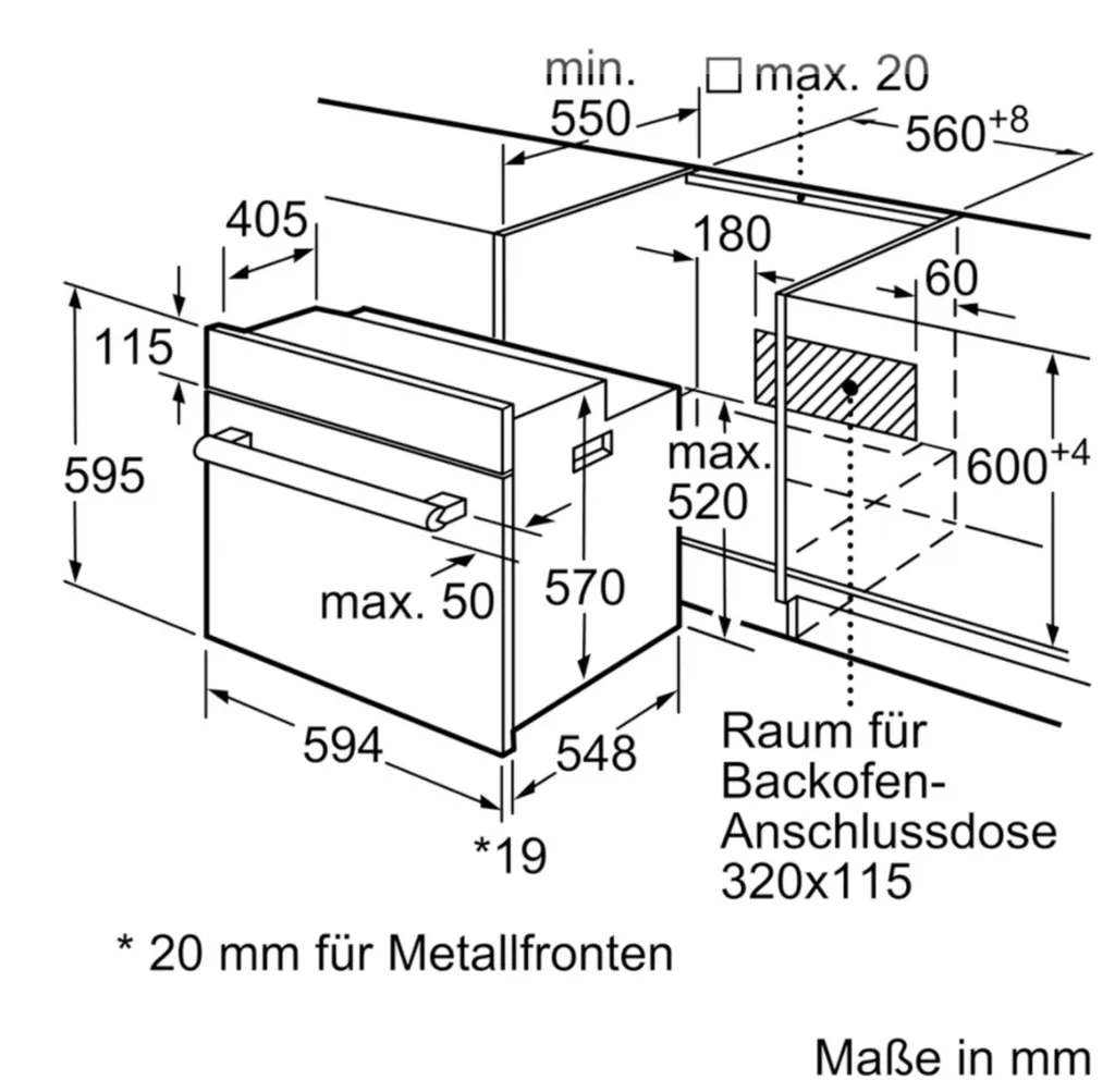BOSCH Backofen HBF114 Mit PKM Induktionskochfeld IN4-2FZS Autark, 60cm 12 BOSCH Backofen HBF114 Mit PKM Induktionskochfeld IN4-2FZS Autark, 60cm – Bild 10
