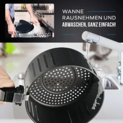 BALTER Heißluftfritteuse Heissluft Friteuse Heißluft Fritteuse Edelstahl 5 Liter XXL -Bosch Verkäufe 7daafdbf13a777bc4aba6f8357f24e17