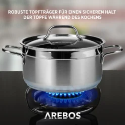 AREBOS Gaskochfeld 5 Flammen, Glaskeramik, Inkl. Topfträger & Zündsicherung, Autark, Geeignet Für Erdgas Oder Propangas, Gasherd, Gaskocher 17 AREBOS Gaskochfeld 5 Flammen, Glaskeramik, Inkl. Topfträger & Zündsicherung, Autark, Geeignet Für Erdgas Oder Propangas, Gasherd, Gaskocher -Bosch Verkäufe 7df28ea83d59db2b121478def0bc88c8