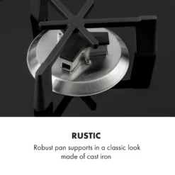 Klarstein Trifecta 4 Gaskochfeld ,4-flammig ,autark ,60 Cm ,Einbau ,Triangle-Brenner ,Erdgas/Propangas ,Sicherheitsventile ,automatische Abschaltung ,Gusseisen ,Glaskeramik Ø 6 Mm ,schwarz -Bosch Verkäufe 7ebffaf274e9f0a8d27a161c871c4755