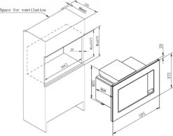 Amica EMW 13184 E, 20 L Einbaumikrowelle Mit Grill, Edelstahl -Bosch Verkäufe 807159039d0219b6aac3250712e005d5