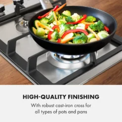 Klarstein Ignito Domino Gaskochfeld , 2-flammig , Autark , 30 Cm , Einbau , Sabaf-Brenner , Erdgas/Propangas , Sicherheitsventile , Automatische Abschaltung , Topfträger Aus Gusseisen , Edelstahl , Silber -Bosch Verkäufe 83faf4e8a2283f5d98b259920cf514fc