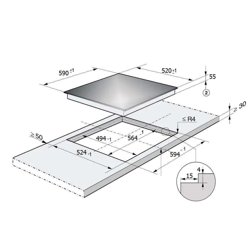 PKM Induktionskochfeld Einbaukochfeld Kochplatte Touch Control Autark IN4-2FZS 4 PKM Induktionskochfeld Einbaukochfeld Kochplatte Touch Control Autark IN4-2FZS – Bild 2