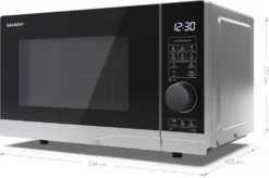 SHARP YC-PG204AES Mikrowelle Mit Grill (Mikrowelle: 700W, Grill: 900W) -Bosch Verkäufe 8561971d8ef7895bda6db4a3154b25eb