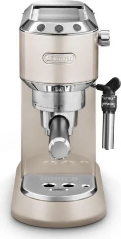 De'Longhi Delonghi Kaffeemaschine Dedica Metallics EC785.BG Pumpendruck 15 Bar, Eingebauter Milchaufschäumer, Manuell, 1300 W, Beige -Bosch Verkäufe 85edf933c21286dcf09e4eede546f19c