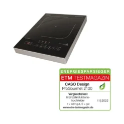 CASO ProGourmet 2100 Induktionskochplatte Mobil, Smart Control 2100 Watt, 4 Direkt- Und Warmhaltefunktion 60-240°C, Überhitzungsschutz, Glaskeramik -Bosch Verkäufe 866e8cfd91083fd90a81e3bce0b36229