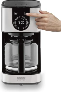 CASO Selection C12 - Design-Kaffeemaschine Für Bis Zu 12 Tassen Kaffee, 1,5 L Wassertank, Edelstahlgehäuse, Warmhaltefunktion, Timer, Inkl. Permanentfilter -Bosch Verkäufe 86ad0df01a5c6616f0121a884b6be9d9