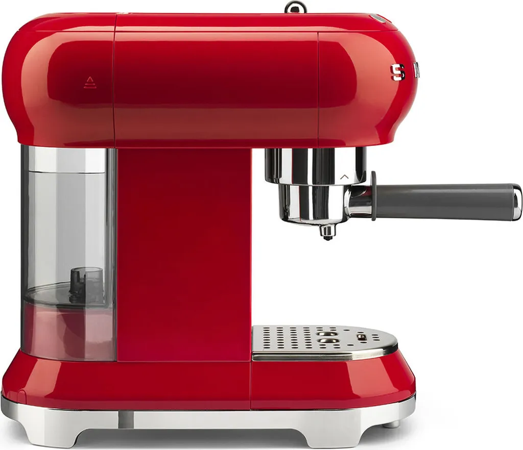 SMEG Espresso Kaffeemaschine Rot ECF01RDEU 4 SMEG Espresso Kaffeemaschine Rot ECF01RDEU – Bild 2