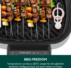CHEFREE AFG01 Heißluftfritteuse & Grill, 8 In 1 Grill & Heissluft-Fritteuse, 265℃ Hochtemperaturrösten, 6L Extra Große Kapazität, Kompaktfriteusen Mit 4 Heizstufen, Heißluftfritteuse Mit Online-Rezepte -Bosch Verkäufe 8ad876e843733ced6bbb280d4cebda2d