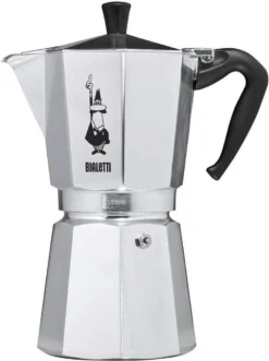 Bialetti Moka Express - 12 Tassen Espressokocher -Bosch Verkäufe 8c70dc90a3462e8631d416e867e74451
