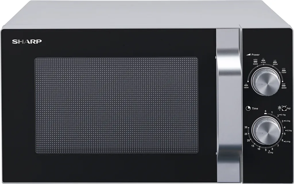 Mikrowelle Solo-Mikrowellengerät Sharp R204SA 6 Leistungsstufen 800 Watt Silber 3 Mikrowelle Solo-Mikrowellengerät Sharp R204SA 6 Leistungsstufen 800 Watt Silber