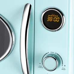 Melissa 16330131 Retro Mikrowelle/1000 Watt/23 Liter Garraum,Design Mikrowelle Mit Grill/Pepermint Mint Baby Blue -Bosch Verkäufe 8e8a0ad62ba9db79ce0d060e5482bc18