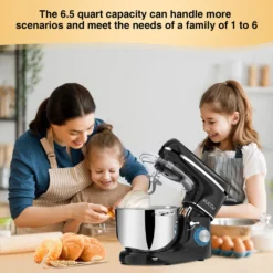 KUCCU Küchenmaschine,1500W Leistungsstarke Knetmaschine, Mit Knet-und Rührfunktion 6 Geschwindigkeiten Geräuscharme Teigknetmaschine 6,5 Liter Edelstahlschüssel Knethaken & Schneebesen Spritzschutz -Bosch Verkäufe 8ff92abb71936516c9ec6e050d04f07f