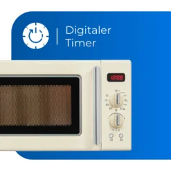 Exquisit Mikrowelle RMW720-3GDIG Creme | 20 Liter Nutzinhalt | 1000 Watt | Creme -Bosch Verkäufe 955ff5024783b346d9a1100d2a6dcc7d