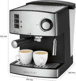 Clatronic ES 3643 Espresso- Und Cappuccino-Automat, 15 Bar Pumpdruck, Tassenvorwärmfunktion, Mit Aufschäum- Und Heißwasserfunktion -Bosch Verkäufe 965604ffef3f2f5eeafc265d501eee18