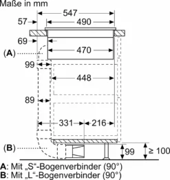 Siemens EX875LX57E Induktionskochfeld Mit Dunstabzug 80cm ()