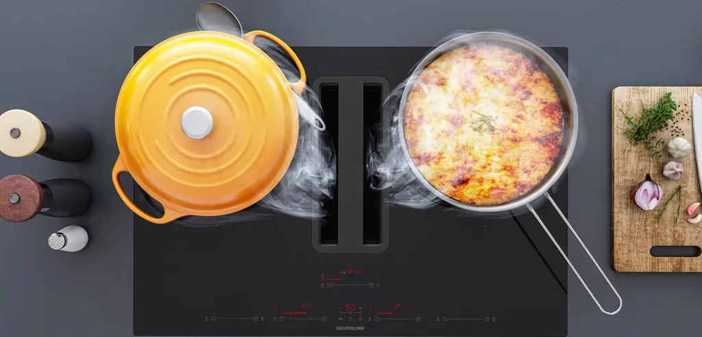 Silverline FLPK 820 ES Flow-In Pro Induktionskochfeld Mit Abzug 80 X 52 Cm 5 Silverline FLPK 820 ES Flow-In Pro Induktionskochfeld Mit Abzug 80 X 52 Cm – Bild 3