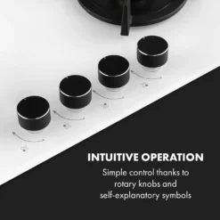 Klarstein Goldflame 4 Gaskochfeld , 4-flammig , Autark , 60 Cm , Einbau , Messing-Brenner , Erdgas/Propangas , Sicherheitsventile , Automatische Abschaltung , Topfträger Aus Gusseisen , Inkl. Schlauch Und Druckminderer , Glaskeramik Ø 8 Mm , Weiß -Bosch Verkäufe 98e8346210a1e2aaca5e482c69aa3b89