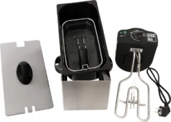 Fritteuse DESKI 3 Liter Edelstahl Schwarz 2000 Watt Friteuse -Bosch Verkäufe 9ab142437baccfabe01c75a9f8f6947d