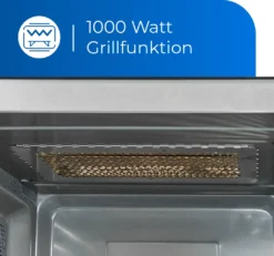 Exquisit Mikrowelle MW8023-F-240DIG Schwarz | 750 Watt | 1000 Watt Grill | Timer | Auftaufunktion -Bosch Verkäufe 9cb51db6ac0802b82d75f954239f7055