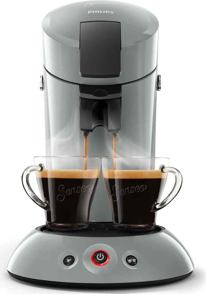 Philips Senseo Kaffeepadmaschine HD 6553/70 Original, Farbe Hellgrau 4 Philips Senseo Kaffeepadmaschine HD 6553/70 Original, Farbe Hellgrau – Bild 2