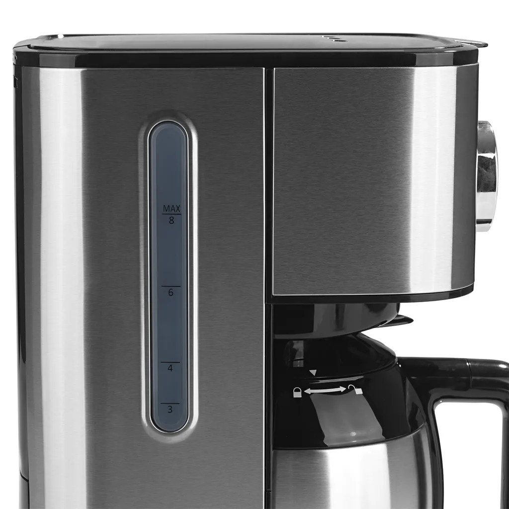 BEEM FRESH-AROMA-SWITCH Filterkaffeemaschine - Thermo Edelstahl 1 L Thermoskanne Bedienrad 24h-Timer 800 W Für 4-8 Tassen Kaffeemaschine Timer 3 BEEM FRESH-AROMA-SWITCH Filterkaffeemaschine - Thermo Edelstahl 1 L Thermoskanne Bedienrad 24h-Timer 800 W Für 4-8 Tassen Kaffeemaschine Timer