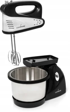 LEHMANN Küchenmaschine 2,5 L Knetmaschine Rührmaschine Teigmaschine, Turbo Handmixer | Handrührer | Stabmixer | Hand Mixer 600W -Bosch Verkäufe 9f86f6e3a11f67d2721bb67de5feb575