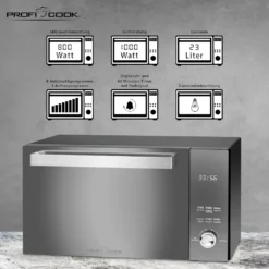 ProfiCook Mikrowelle PC-MWG 1204 Mit Grill 11 ProfiCook Mikrowelle PC-MWG 1204 Mit Grill -Bosch Verkäufe 9f95b7ca280c772df1eb94de1e5a8f5b
