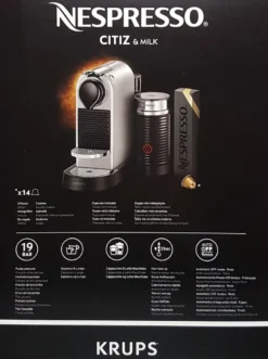 Krups XN7615.19 Nespresso Citiz & Milk Kaffeekapselmaschine (1260 Watt, Wassertankkapazität: 1l, Pumpendruck: 19 Bar) Rot -Bosch Verkäufe a10d7bb8182b452b3a443df52629749f