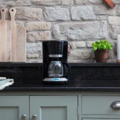 Russell Hobbs 24391-56 Inspire Black Digitale Kaffeemaschine Mit Timer, WhirlTech-Brühtechnologie, 1,25 L Glaskanne, 1100 Watt -Bosch Verkäufe a18a779e96c1da4597f0b2ef765ef1b7