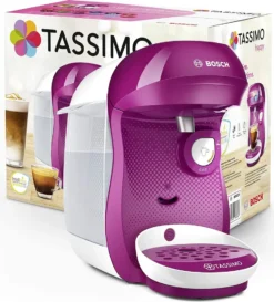 Bosch TASSIMO HAPPY Wild Purple +20 € Gutschein 1400 Watt 0,7 Liter Wassertank -Bosch Verkäufe a374b651e40e540adf9056af6e451fef