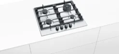 Bosch PCH6A5B90 60cm Einbau Gaskochfeld Autark Wok Brenner Edelstahl -Bosch Verkäufe a3cc3becd584353d7919af1b154af1ca