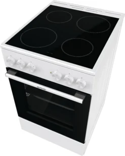 Gorenje GEC5A 21 WG Elektro-Standherd - Freistehend - Weiß - Glaskeramik-Kochfeld - 74 Liter - PerfectGrill - Pizzamodus 300°C - AquaClean -Bosch Verkäufe a41ecf1dac7b6e8bc6f9bfee67ce8556