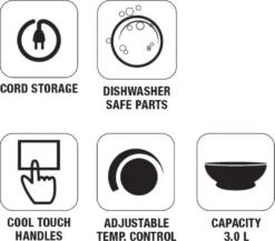 Melissa 16290024 Fritteuse Kaltzone 3 Liter Edelstahl 2200 Watt -Bosch Verkäufe a45fba2b12f031ee6eefd122d577f060