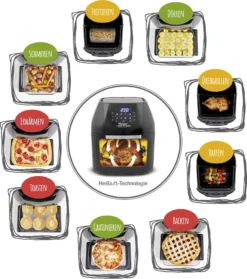 Mediashop Power AirFryer Multi-Function Heißluftfritteuse Backen Toasten Drehgrill Inkl. Rezeptheft Grillspieß 1800 Watt 15 Mediashop Power AirFryer Multi-Function Heißluftfritteuse Backen Toasten Drehgrill Inkl. Rezeptheft Grillspieß 1800 Watt -Bosch Verkäufe a59865c6d3db3eb877c6ffe5141cb358