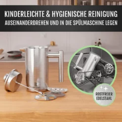 Bjørn Liebdhal French Press Edelstahl Kaffeemaschine Auch Für Camping : 0.6 Liter -Bosch Verkäufe a67145fe7c7d8c653241700bf3e03be7